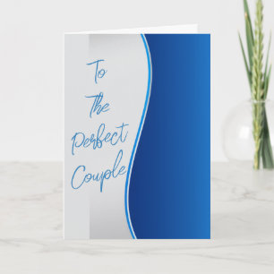 Perfect Wedding Couple Wedding Greeting Card