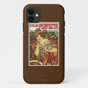 Perfecta Bicycles with Woman Advertisement Poste iPhone 11 Case