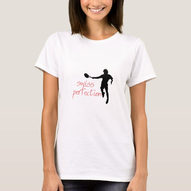 Perfection de Suisse de T-shirt de Federer (Devant)