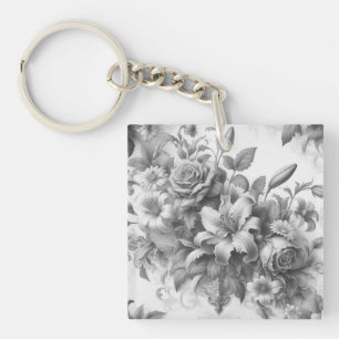 Perfection florale noire et blanche