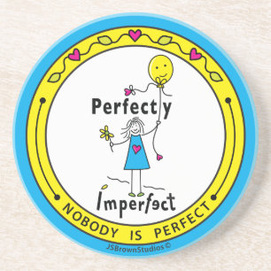 Perfectly Imperfect 1_Round Coaster