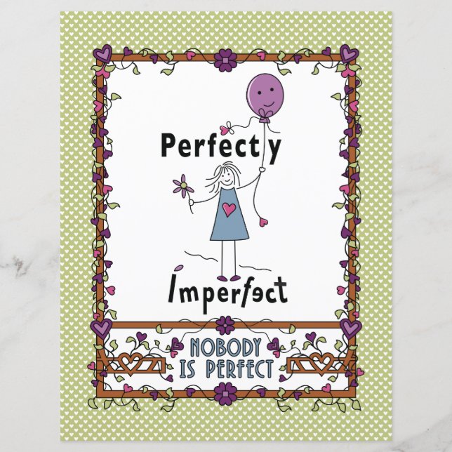 Perfectly Imperfect 1A_Flat Paper Sheet 8.5x11” (Front)