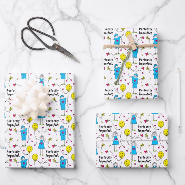 Perfectly Imperfect 2 B_Wrapping Paper (Front)