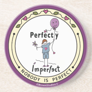 Perfectly Imperfect 2A_Round Coaster