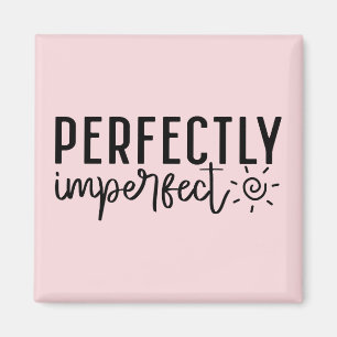 "Perfectly Imperfect" Boho Inspirational Quote Magnet