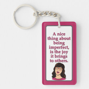 Perfectly imperfect keychain