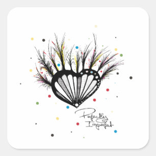 Perfectly Imperfect Square Sticker