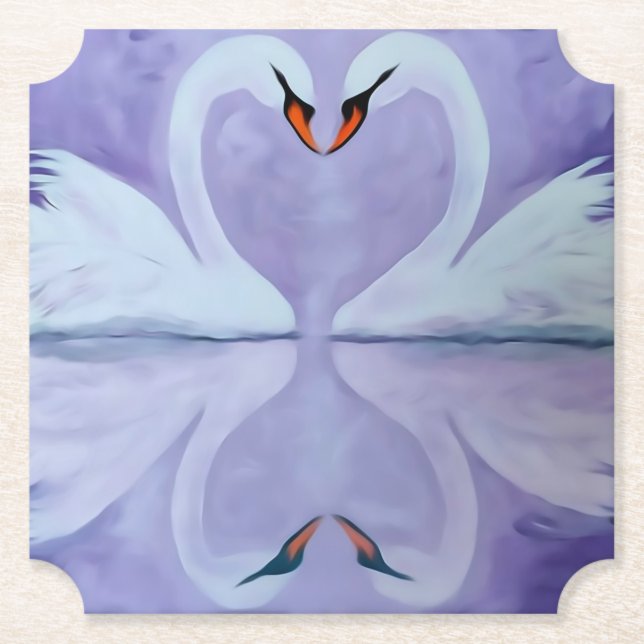 Perfectly matched paper coaster (Front)