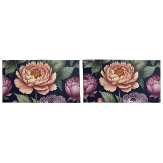 Perfectly matches with Peony Floral Pattern Pillowcase