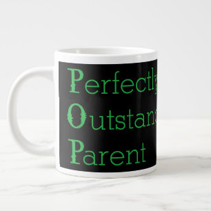 Perfectly Outstanding Parent (POP) Astronomy Large Coffee Mug