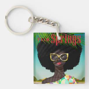 Perfectly Palm Springs Keychain