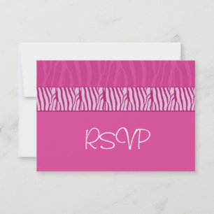 Perfectly Pink Wedding RSVP