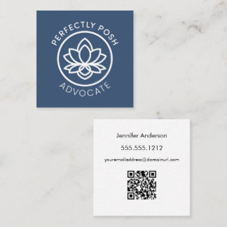 Perfectly POSH Advocate Square Business Card