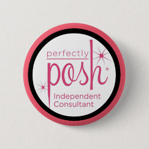 Perfectly Posh Independent Consultant gifts 2 Inch Round Button