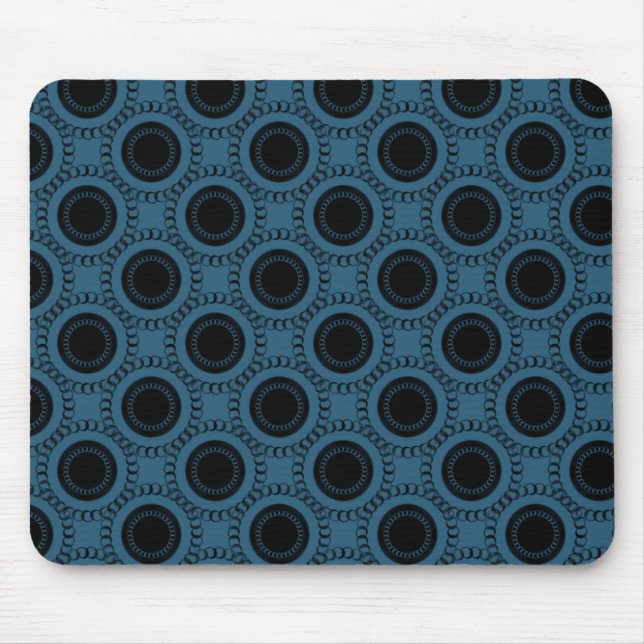 Perfectly Swanky Mousepad, Blue Mouse Pad (Front)