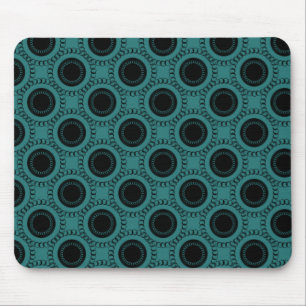 Perfectly Swanky Mousepad, Teal Mouse Pad