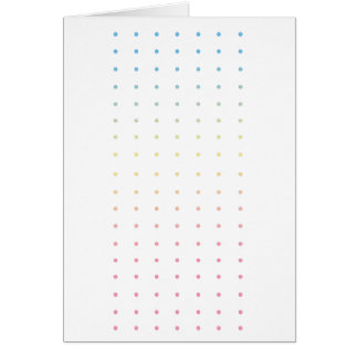 Perforated Blank Card