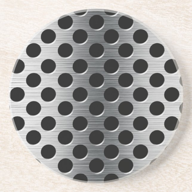 Perforated Metal Grate Coaster (Front)