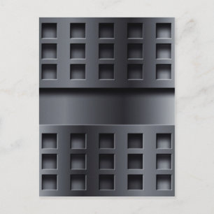 Perforated Metal Postcard