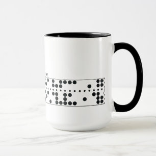 Perforated tape mug