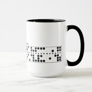 Perforated tape mug