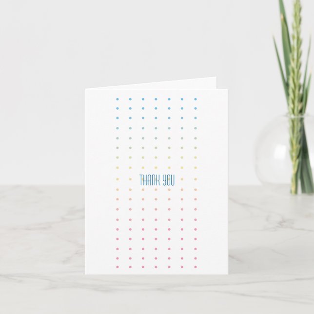 Perforated Thank You Card (Front)