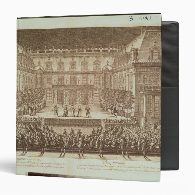 Performance of the opera 'Alceste' Binder (Front/Inside)