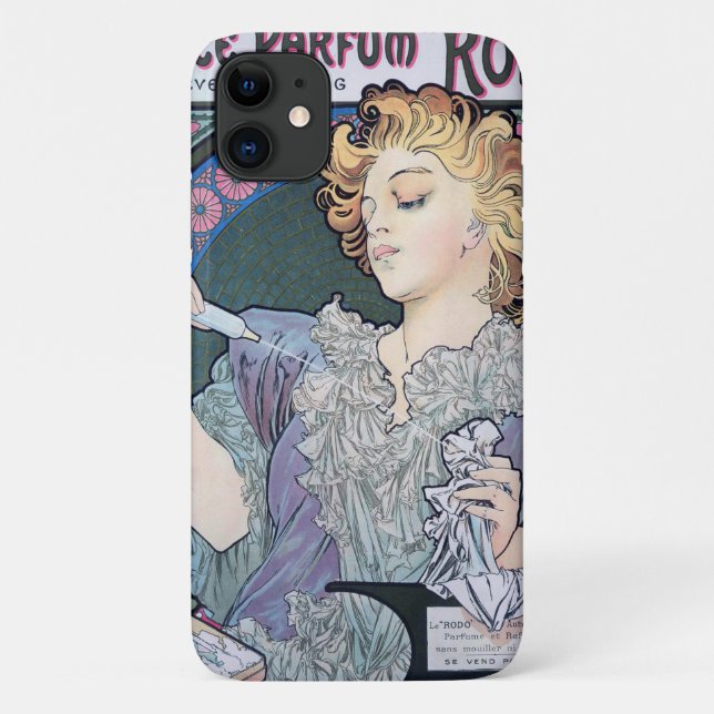 Perfume, Alphonse Mucha Case-Mate iPhone Case (Back)