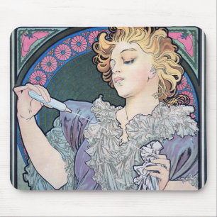 Perfume, Alphonse Mucha Mouse Pad