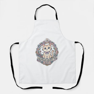 Perfume Beauty Cat Cute Cat T-Shirt Design - Perfu Apron