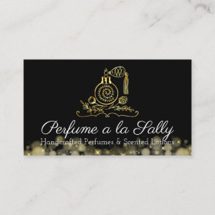 Perfume bottle atomizer scent lotion business card