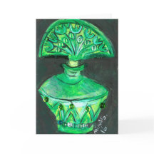 Perfume Bottle Greeting Card (Customizable)