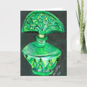 Perfume Bottle Greeting Card (Customizable)