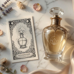 Perfume Brand   Vintage Celestial Perfume Brand  Business Card