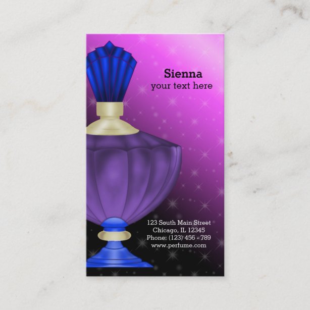 Fragrance Business Cards & Profile Cards Zazzle CA