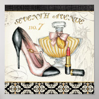 Perfume, Red Lipstick, and a High Heeled Shoe