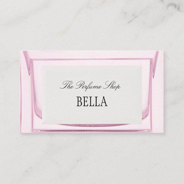 Perfume Shop Business Card (Front)