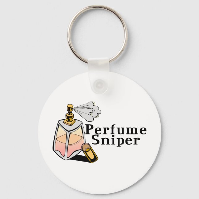 Perfume Sniper Keychain (Front)