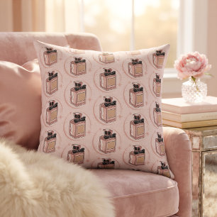 Perfume Throw Pillow