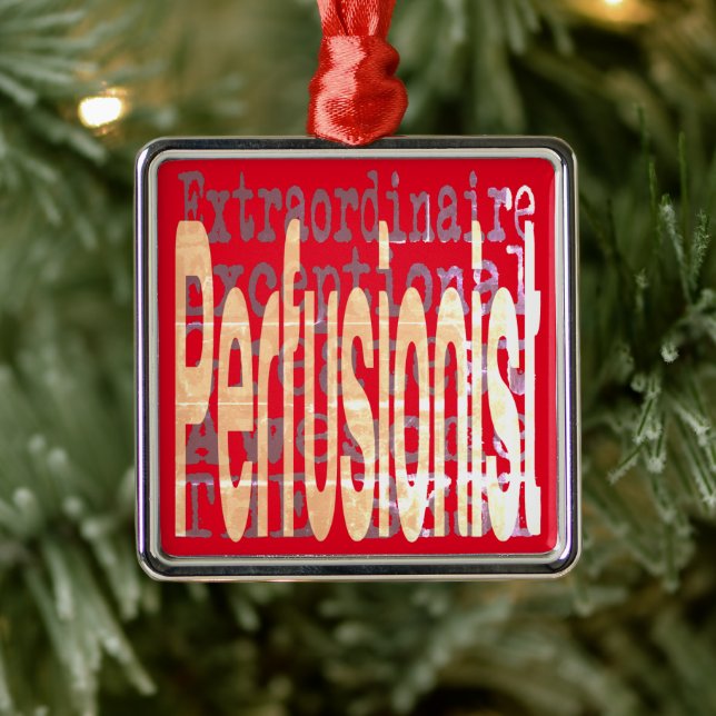 Perfusionist Extraordinaire Metal Ornament (Tree)