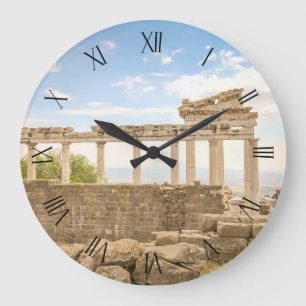 Pergamus archeological site large clock