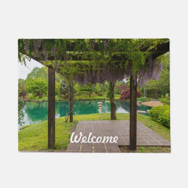 Pergola Of Wisteria Doormat (Front)