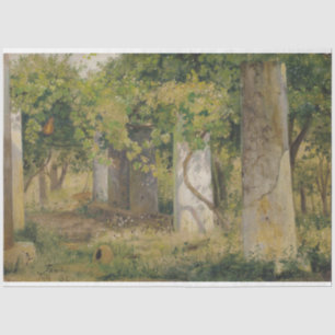 Pergola With Wine Grapes (Vineyard Landscape) Tissue Paper