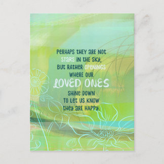 Perhaps the Stars are Our Loved Ones Postcard