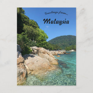  Perhentian Islands Terengganu Malaysia Postcard
