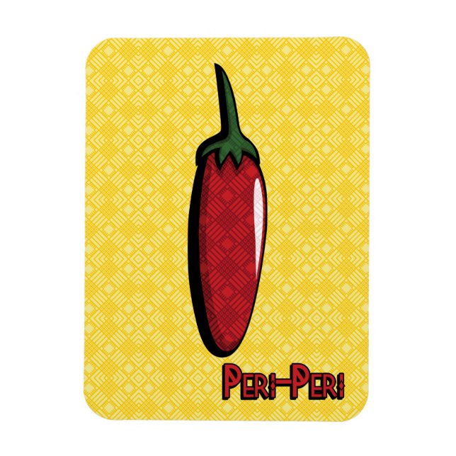 Peri-Peri Chili Pepper Flexible Magnet (Vertical)
