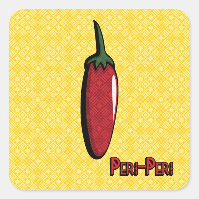 Peri-Peri Chili Pepper Sticker (Front)