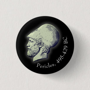 Pericles Portrait 1 Inch Round Button