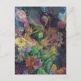 Peridot and Dewdrop Friend*** Postcard