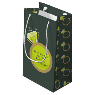 Peridot First wedding Anniversary 1 years favour Small Gift Bag